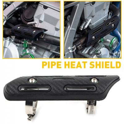 Exhaust Muffler Pipe Heat Cover Heel Shield Guard Protector For Honda Kawasaki