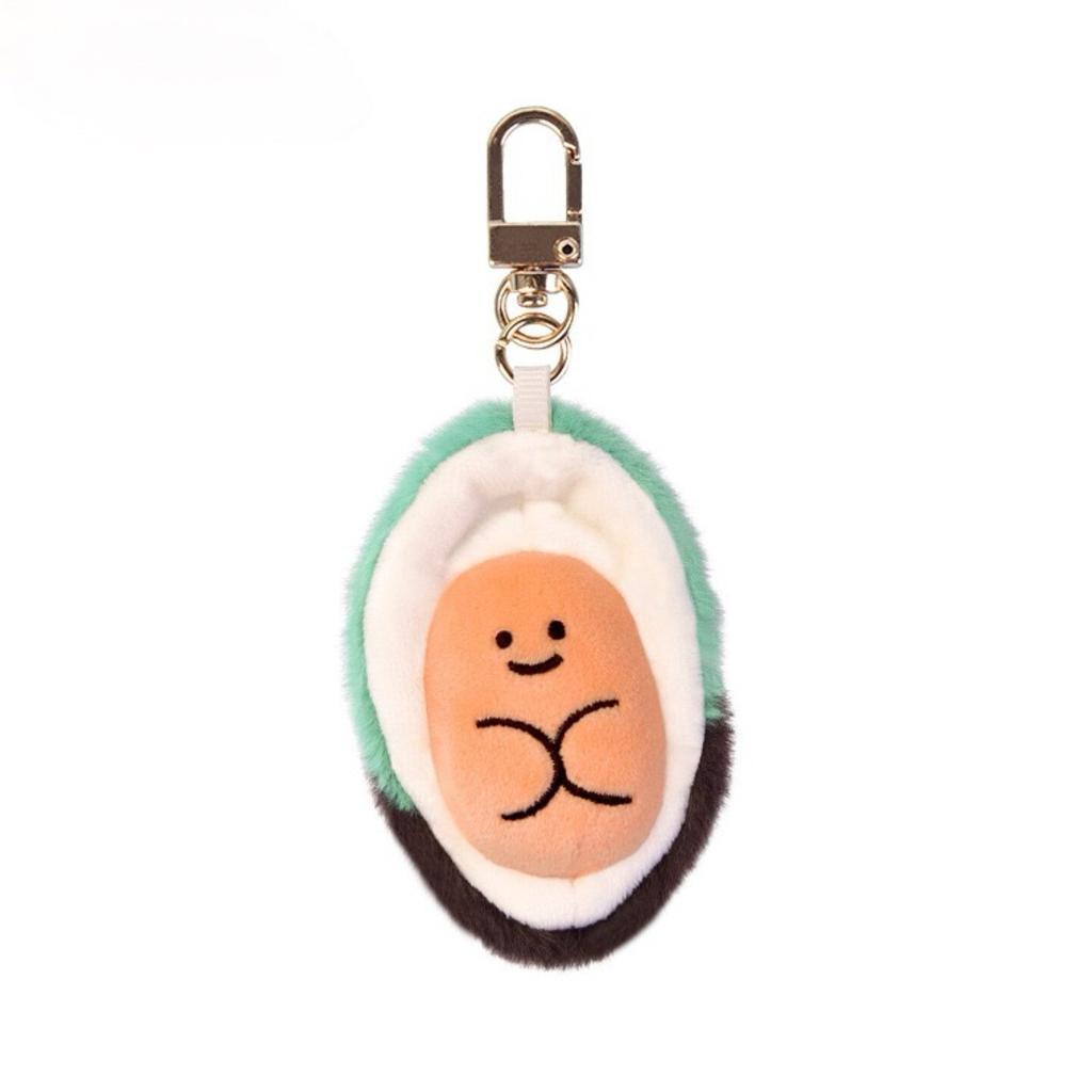 Simulation Ocean Fresh Plush Doll Shrimp Duobao Fish Soft Seafood Keychain Lobster Fluffy Abalone Lobster Clam Oyster Pendant