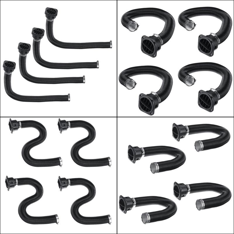 Car Parking Heater Ducting Pipe+Air Vent Outlet Hose Tube Connector Hose Clips