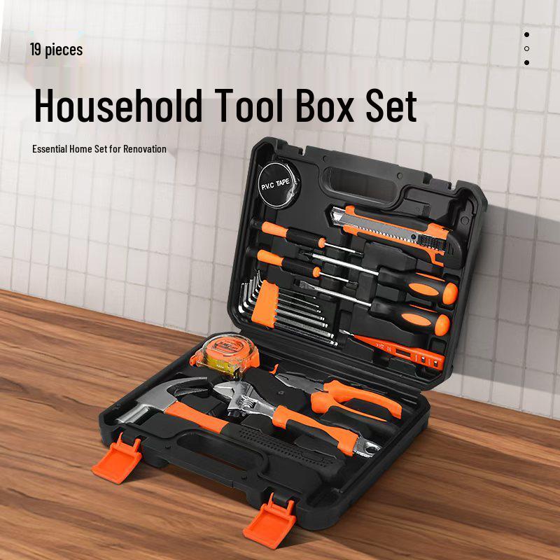 Portable Carbon Steel Multifunctional Tool Set for Emergency and Household Repairs