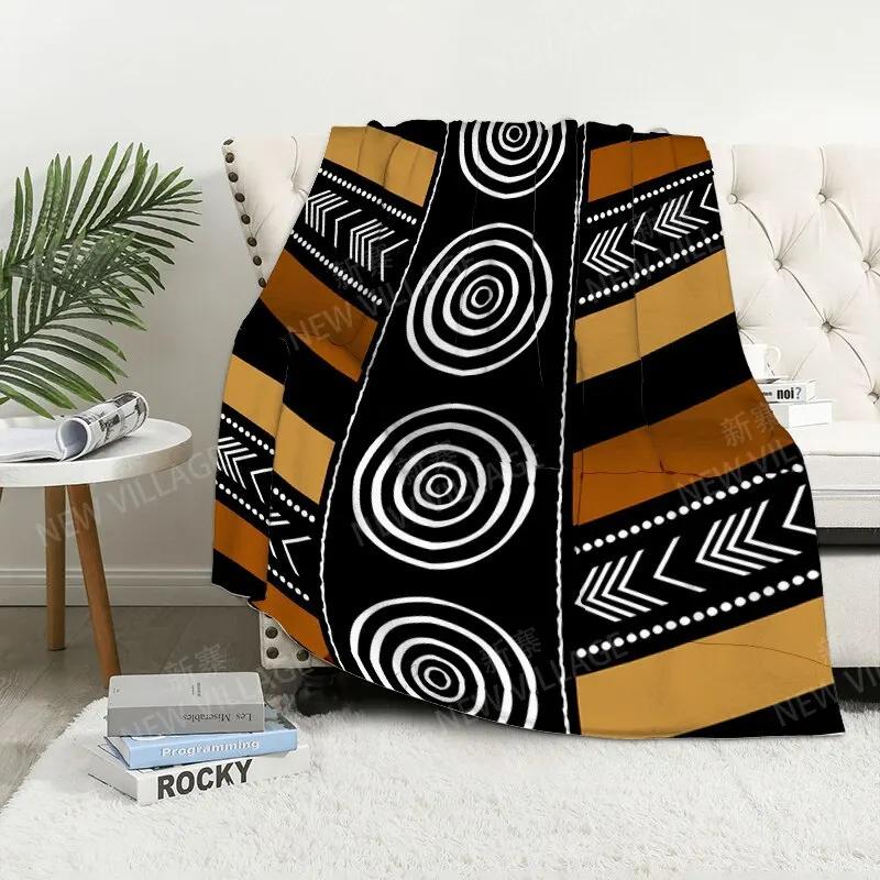 Bohemian-Stil digital bedruckte Polyester Schlafzimmer Samt Flanell Decke Vlies weiche Sofadecken für Betten