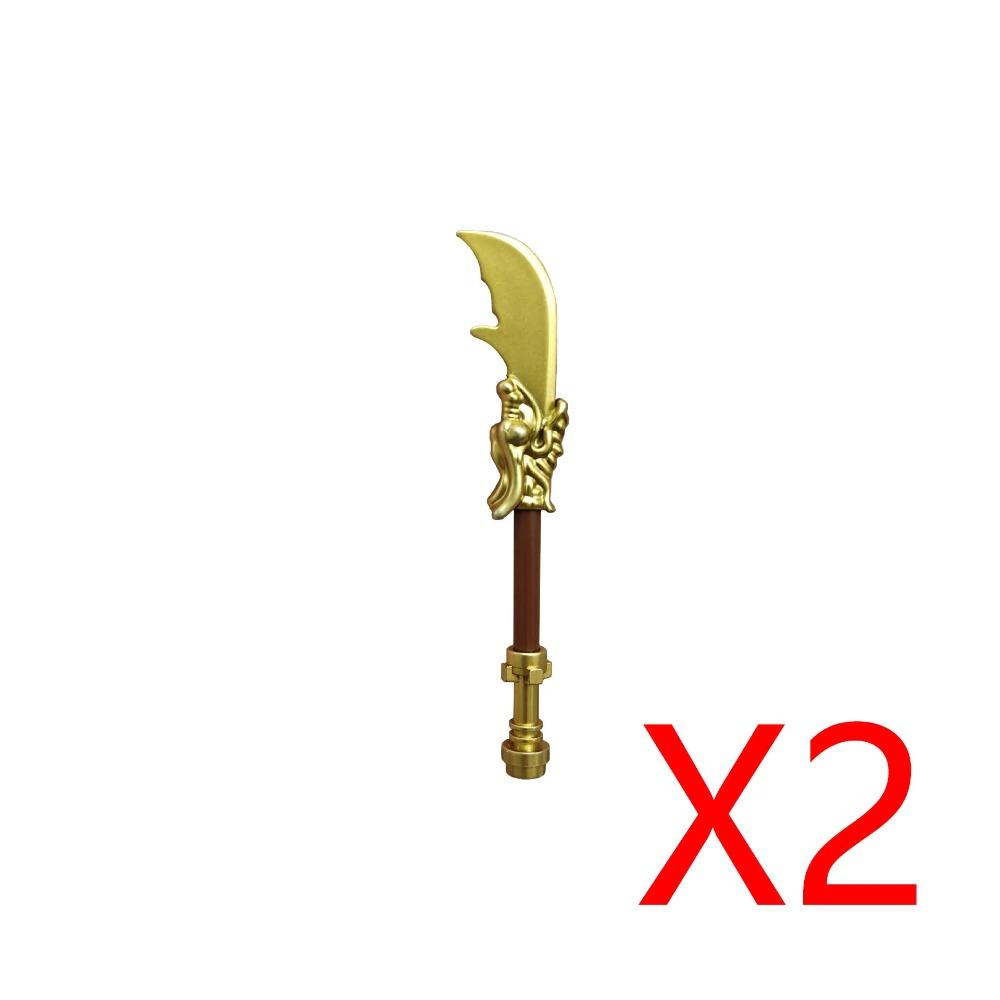 MOC Building Blocks Medieval Military Solider Figures Knights Weapons Accessories Helmet Sword Spear Bow Axe Mini Bricks Toys