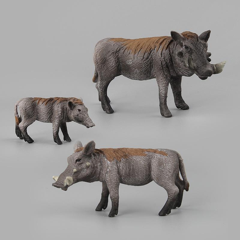 Simulation Animal Toys Wild Animals Wild Boar Boar Static Animal Boutique Model Ornament Doll Toy