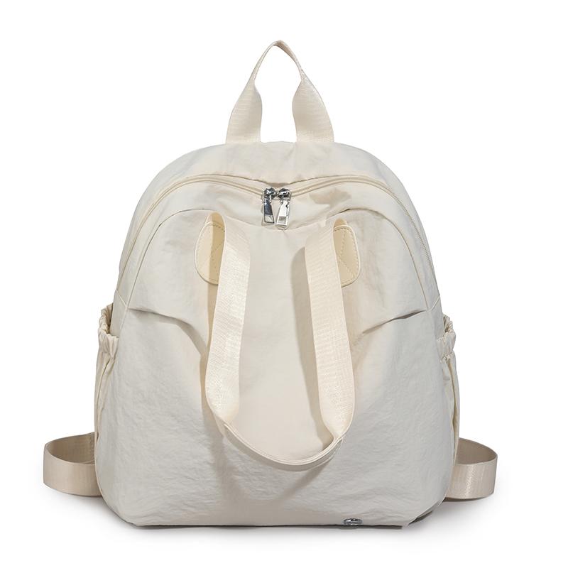 Nylon Backpack Women's Large Capacity Lightweight Schoolbag Student Travel Backpack