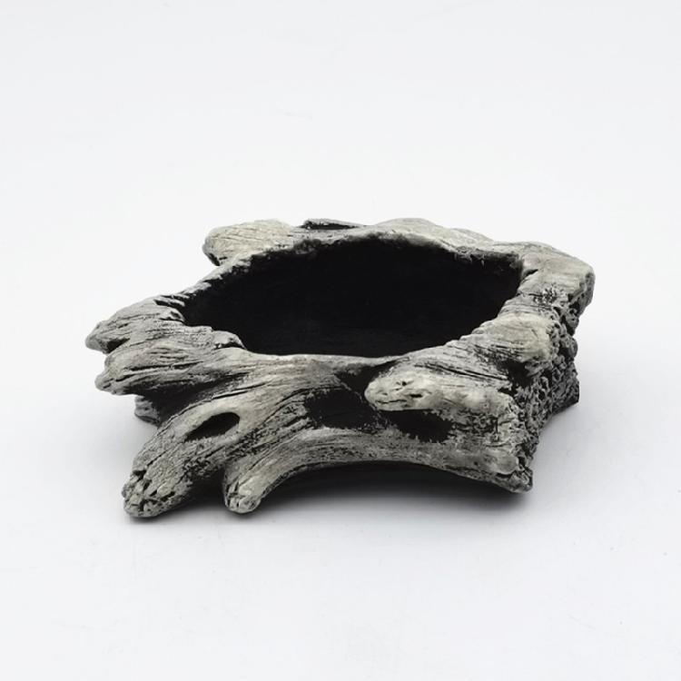 Künstliches Treibholz Sukkulenten Pflanzgefäß Rustikale Kaktus-Blumentöpfe für kleine Pflanzen Blumenarrangement Baumstumpf-Skulptur