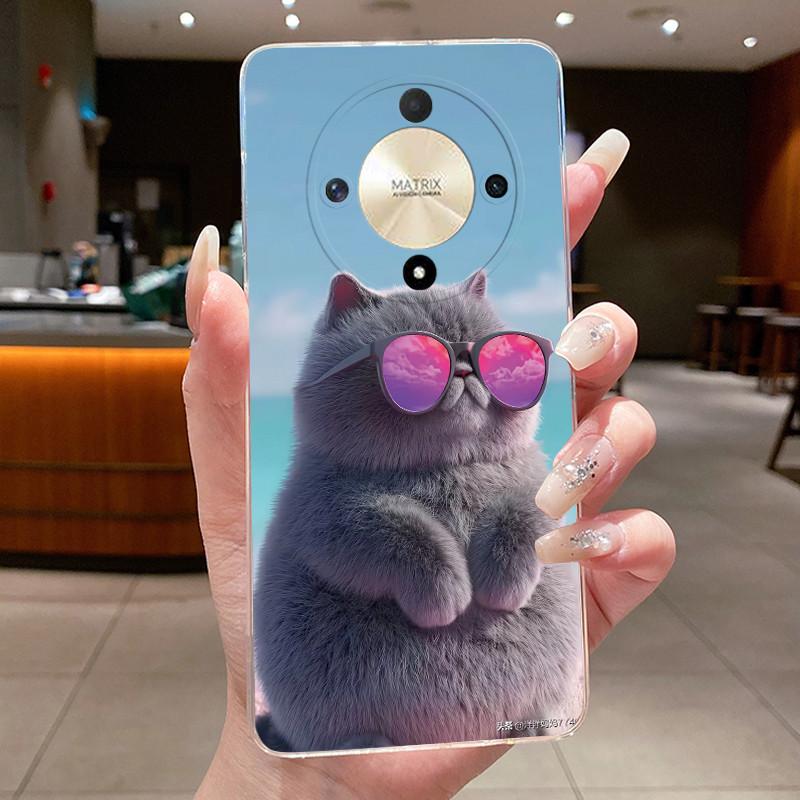 Casing For Honor X9b X9a Magic 6 5 Lite 5G Luxury Dragon Cute Cool Boys Girls Transparent Soft silicone Back Cover Phone Case