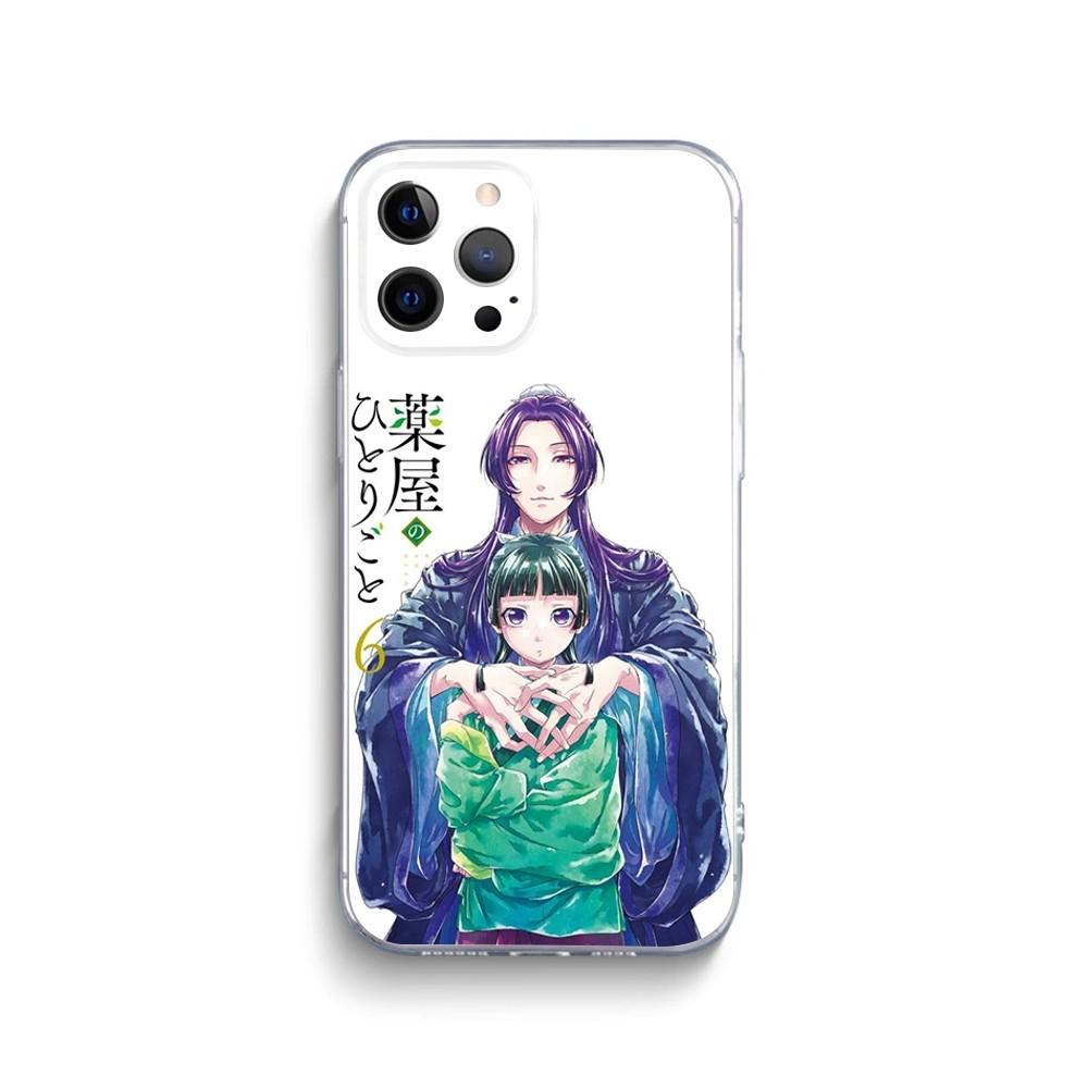 

The Apothecary Diaries Maomao Jinshi Phone Case For iPhone 15 14 13 12 11 Pro Max Xs Xr X 8 Plus 12 13 Mini Silicone Clear Cover iPhone12mini