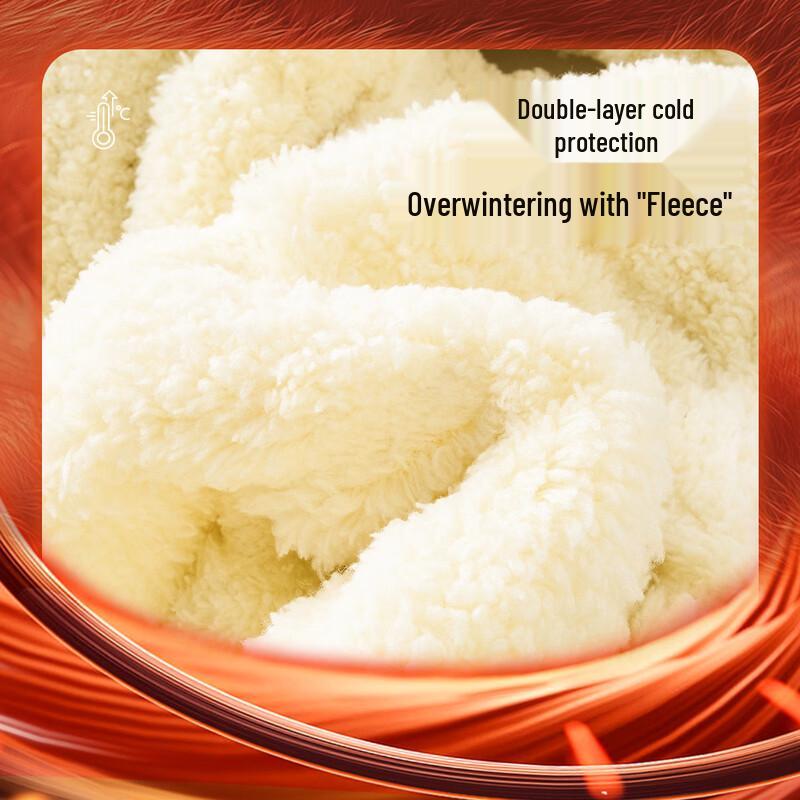 Men's Fleece Lined Casual Straight Pants