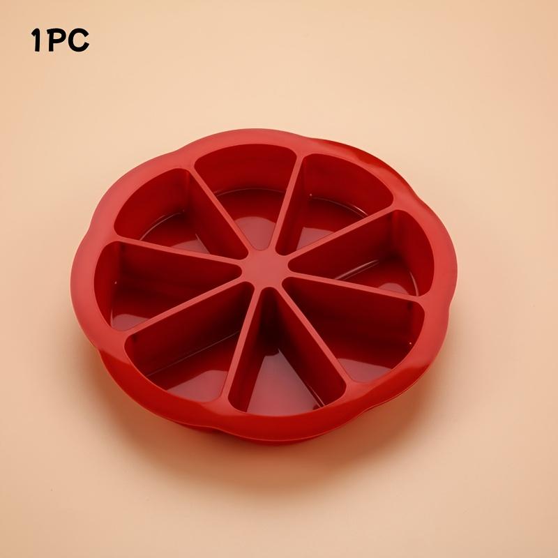1pc Silicone Triangle Cake Mold - Non-stick, 8-hole Baking Pan, Suitable for Brownies, Muffins, Cupcakes, Etc.- Perfect for Weddings, Holidays