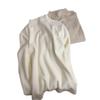 Maillard Women's Knitted Semi-High Neck Sweater - Solid Color, Long Sleeve, Autumn/Spring