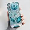 Per ZTE nubia Red Magic 9 Magic9 9S Pro Plus 5G Custodia Moda Farfalle Fiori Sottile Nera Morbida TPU Retro Opaco Copertura Protettiva