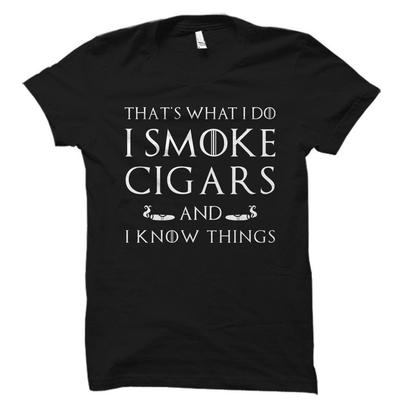 Regalo Sigari. Camicia Sigaro. Regalo per Amante di Sigari. Maglietta per Amanti del Sigaro Fumo Unisex