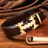 Dragon Year Dragon-Shape Automatic Buckle Men's Belt Leisure Business Bamboo Pattern Crocodile Pattern Automatic Belt