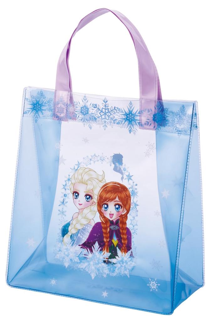 Skater Vinyl Bag, Clear, Disney, Frozen x Shoko Nakagawa, Girl's, VBH1-A