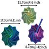 3D Printed Carrot Tower Decompression Toy for Children's Puzzle with Handle Spiral Desktop Star Shaped Expanded Sensory Toy