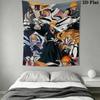 Bleach Wall Tapestry Aesthetic Wall Hanging Printed Fabric Blanket Decorative Tapestries for Bedroom Living Room Home Decor