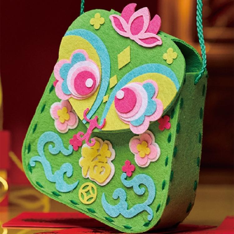 Sew Your Own Purses Sewing Bags Kit DIY Handbag Shoulder Bag Making Kits Helps Develop Fine Motor Skill Arts & Crafts