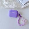 New apple AirPods silicone earphone case hand beads + horizontal silicone color silicone AirPods pro1