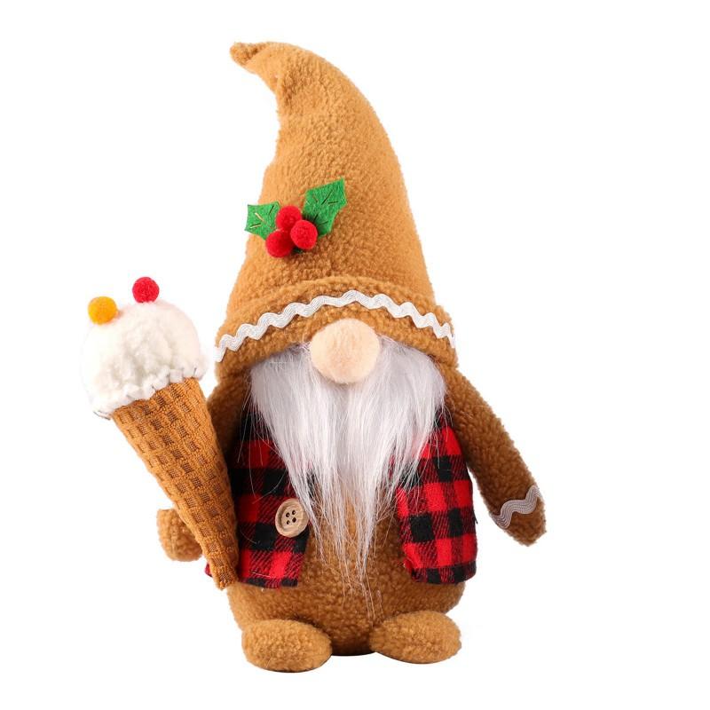 Christmas Gingerbread Man Doll Ornaments Xmas Knitted Rudolph Doll Christmas Decorations For Home  New Year Navidad Gifts