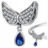 Charms Wings 925 Bead Pendant S925 Crystal Zirconia Beads