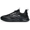 Cushioning Slip Resistant Abrasion Resistant Rebound Breathable Low Top Running Shoes Men's Black 112215501-1