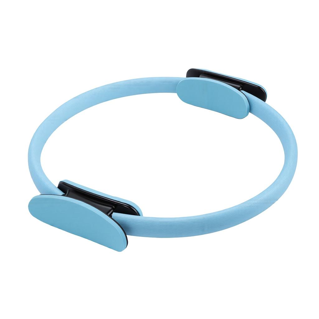 Pilates Fitness Circle 38cm Pilates Ring Strong Pressure Rebound Portable Pilates Resistance Circle Vibrant Blue