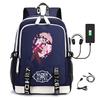 Zaino Tematico Anime Helluva Boss per Ragazzi Studenti Grande Capacità Borsa da Scuola da Viaggio Unisex Tessuto Oxford