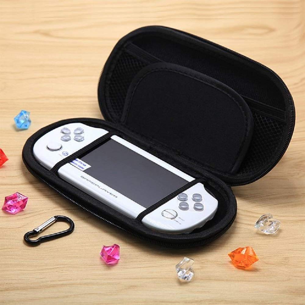 RDFJ PSVita Hard Protective Cover for PS Vita PSV Storage Case Pouch, 2000/1000/PSP, (Black)