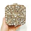 Snow Blue/Red Crystal Evening Clutches WHTUOHENG Diamond Party Prom Minaudiere Luxury Rhinestone Wedding Bridal Party Purse