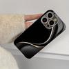 Business fashion phone cases carcasa Smartphone Glass Phone Case for iPhone 17 16 15 14 13 12 11pm Pro Plus fundas Men's style