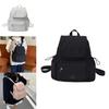 Nylon Casual Solid Color Backpack With Laptop Compartment For Men And Women