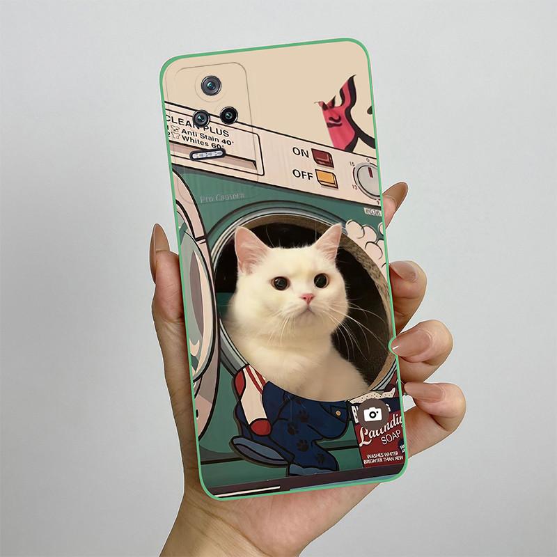 For Xiaomi Poco F4 Phone Case POCOF4 5G Silicone Soft TPU Protective Back Cover Casing Painted Printing Shockproof Shell