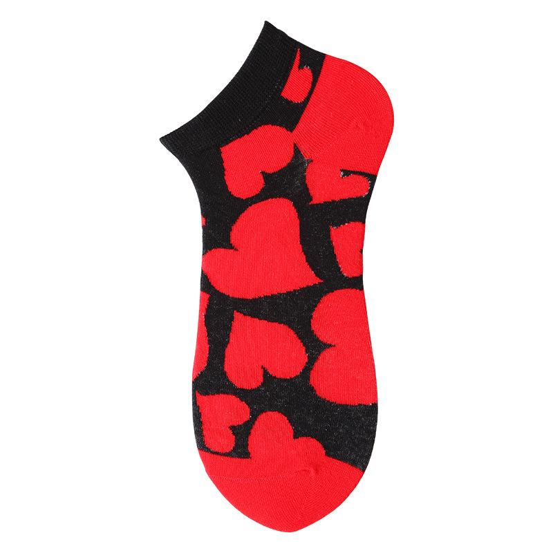 Spring Summer Socks Men Women Sock INS Brand Panda Printed Cotton Socks Europe America Street Short Low Cut Unisex Funny Sox