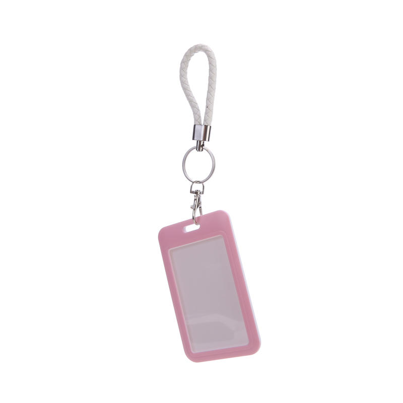 Portable Bus Card Protective Cover Student Campus Card Id Card Holder Protector Pouch with Clear Window