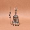 Brass Handicraft Die-Casting Drop Bell Key Car Button Wind Bell Christmas Bronze Bell Creative Gift Home Decoration Accessories