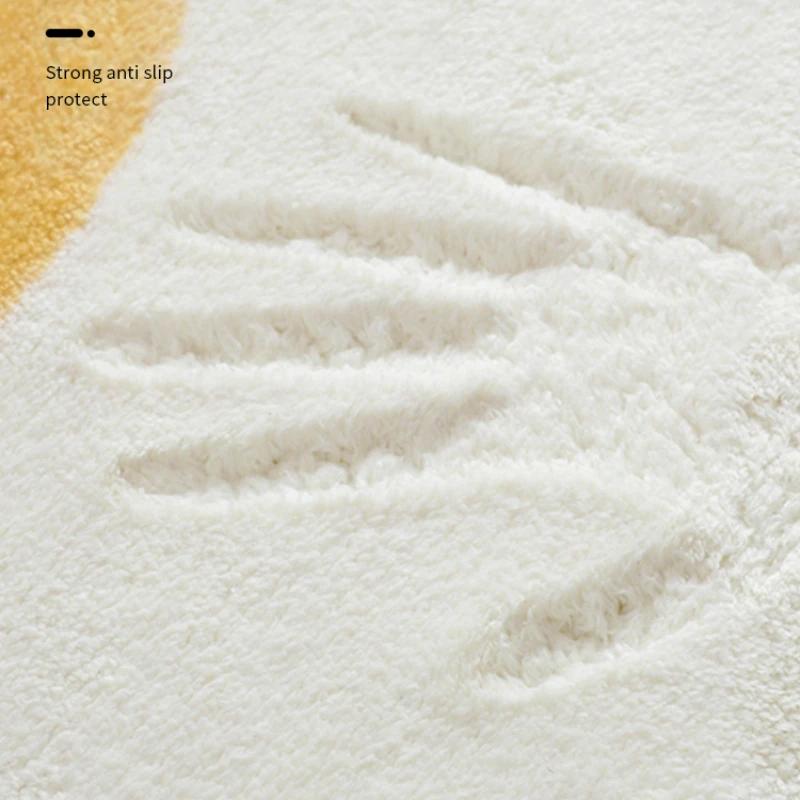 Irregular Shape Living Room Decoration Fruit Carpet Thick Plush Rugs for Bedroom Fluffy Soft Lounge Floor Mat Home Anti-slip Rug