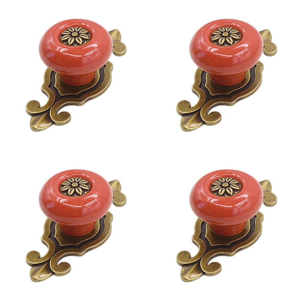 Retro Vintage Ceramic Closet Knobs Ceramic Closet Handles Pulls Cabinet Knobs for Cabinets Cupboard Kitchen