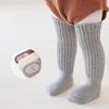 0-4Y Autumn Winter Thick Warm Knee High Socks For Girs Boys Fashion Simple Anti slip Floor Socks Children Clothing Accessories