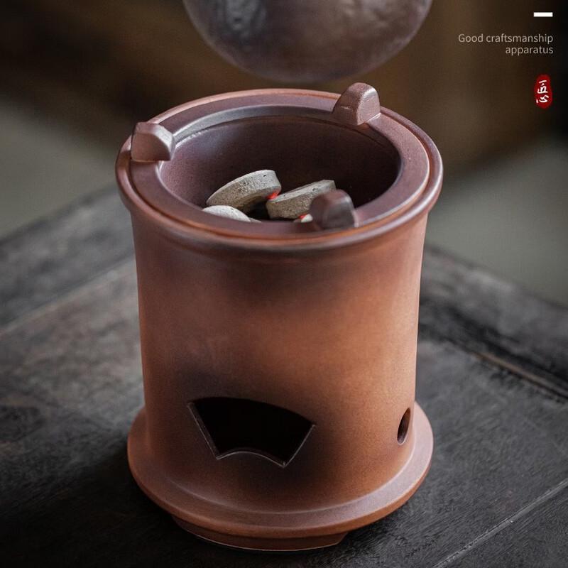 Volcanic Stone Teapot & Charcoal Burner Set