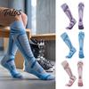 No Slip Snow Boot Socks Cotton Ski for Women, Thickened Thermal Snowboard Socks, Comfortable Pressure Relief Compression Skiing Calf Winter Sports and