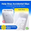 COMPAC HOME Safe-T-Shapes Anti-Slip Bathroom Decals - 7 Large White Daisies with Removable Inner Daisies (14 Total), Flexible Non-Slip Tub & Shower