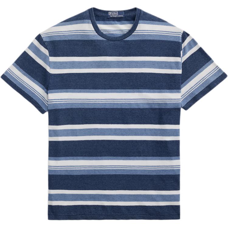 

Поло Ralph Lauren Полосатая футболка с коротким рукавом и круглым вырезом Мужские топы Градиент MNPOTSH1N822-521 S