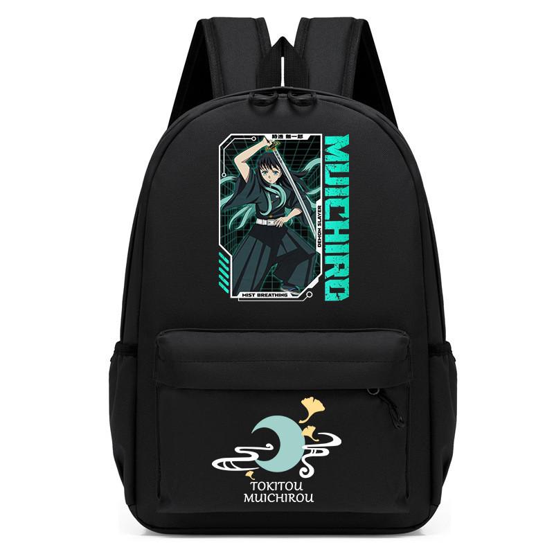 Demon Slayer Anime Print Backpack Student School Lightweight Small Bag