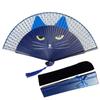 Handheld Size Silk Fan Cat Patterns Handmade Fan Popular Cartoon Fan  Home Decoration