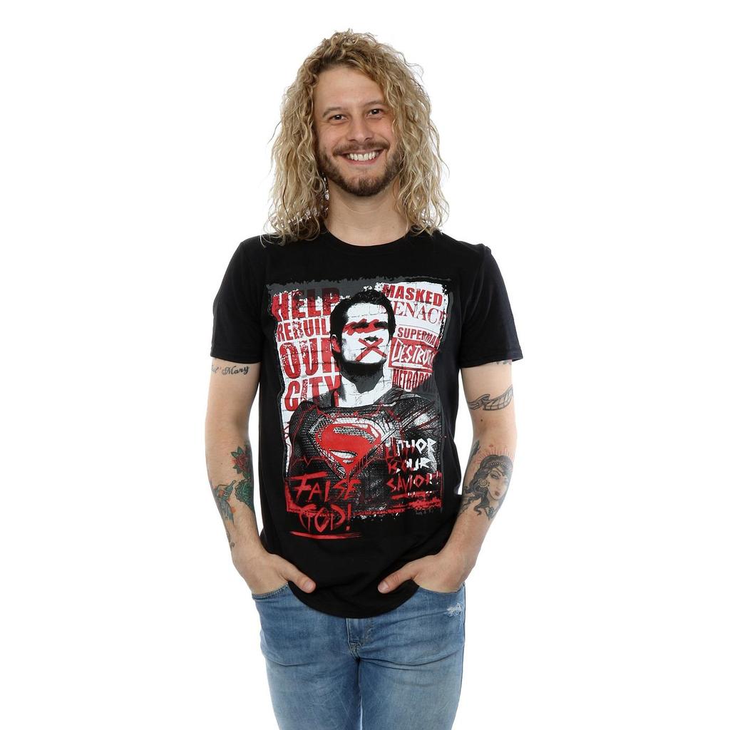 DC Comics Pánské tričko Batman v Superman Falešný bůh