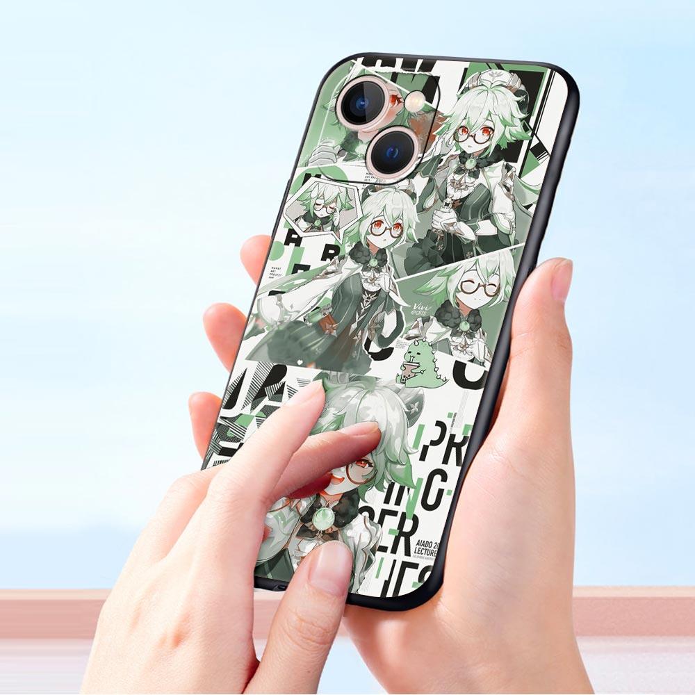 Genshin Impact Top Games Luxury Phone Case For iPhone 13 15 14 12 Mini 11 Pro MAX XR X SE XS 7 8 Plus Silicone Protection Cover