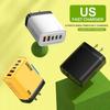 240W Dual USB & 3 PD Charger for iPhone 16, Huawei, Type-C Fast Charging