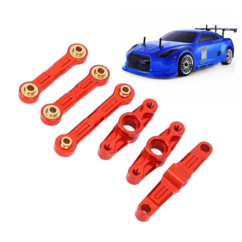 RC Car Steering Tie Rod Alloy Enhanced Performance Steering Assembly Upgrade Parts for  02 RC Car