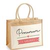 Beach Bag - PLANETEE - Jute with Pocket Procureure En Vacances - Cotton - Multicolore - Printed In France