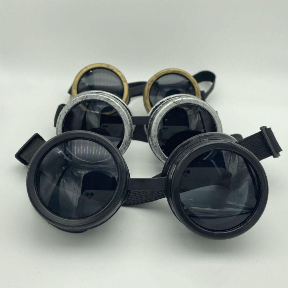 Occhiali Steampunk in Metallo Occhiali da Pilota Retrò Occhiali Steampunk Moda Vintage Halloween